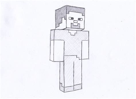 Minecraft Steve Sketch Minecraft Drawings Character Drawing Drawings