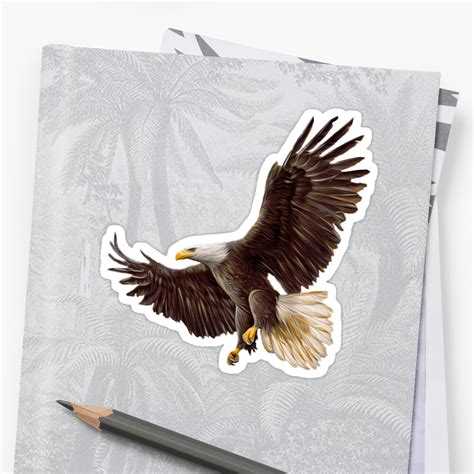 Bald Eagle Sticker By Skyviper Redbubble