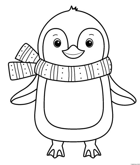 Baby Penguin Coloring Pages Home Design Ideas
