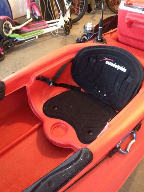 I carry quite a bit of gear when i go fishing and when one factors in the weight of my ocean kayak prowler big game, the 12 volt werker fish finder battery and various other gear. 16 best images about Sit in kayak, DIY high seat. Made from old folding Chair. on Pinterest | A ...