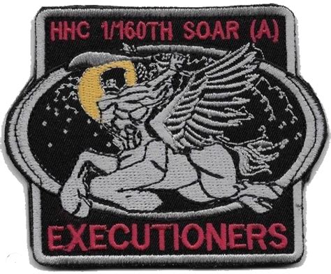 160th Soar Airborne 1st Bn Hhc Co Night Stalkers Executioners Army Patch