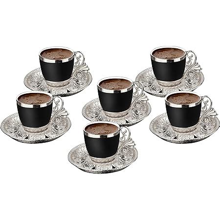 Amazon Com Copperbull Premium Turkish Greek Coffee Espresso Full Set