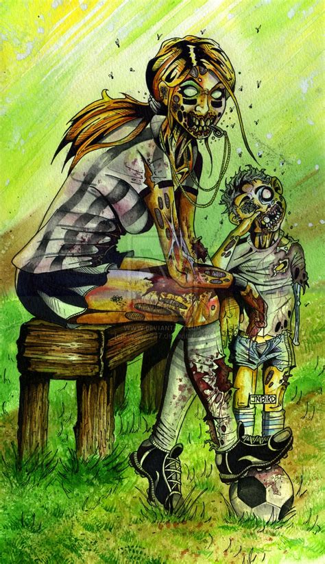 Zombie Soccer Mom By Jay Allen Hansen On Deviantart Horror Movie Art