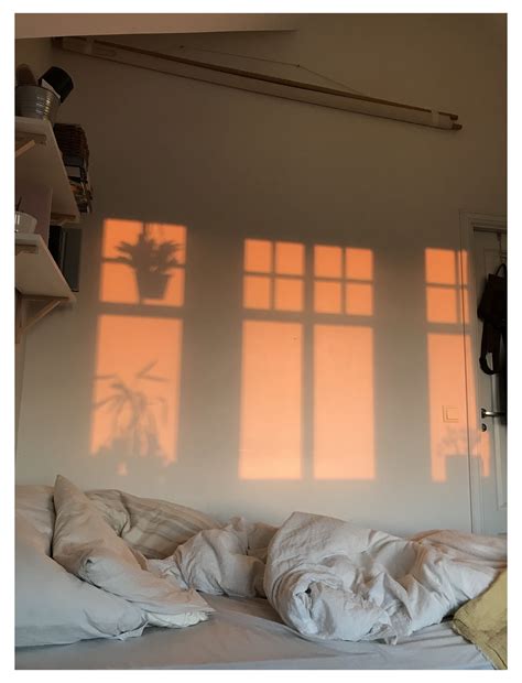 Morning Bed Morning Light Window Shadow Messy Bed Brown Rooms