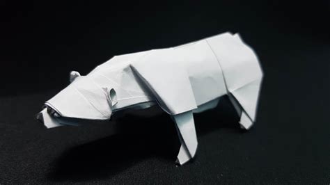Gấp Con Gấu Trắng Bắc Cực How To Make Paper Polar Bear Designed By