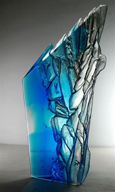 Island Glass Sculpture By Crispian Heath Pyramid Gallery