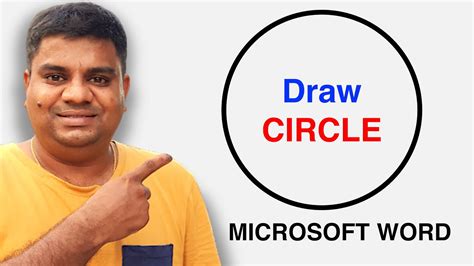 How To Draw Circle In Word Microsoft
