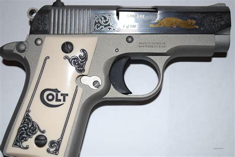 Rare 1 Of 100 Engraved Colt Mustang For Sale At