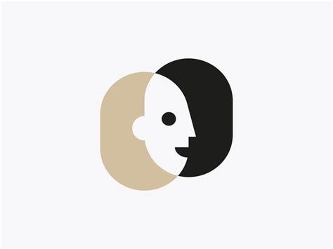 Two Facesfaces Human Logo Design Branding Design Logo Human Logo