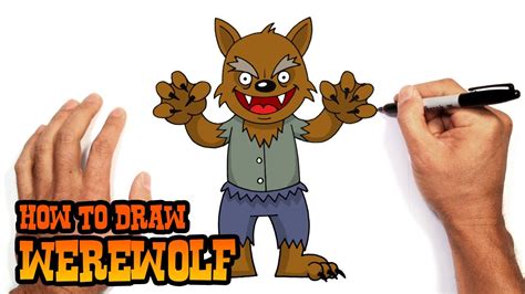 How To Draw A Werewolf Drawing Lesson Youtube Werewolf Drawing