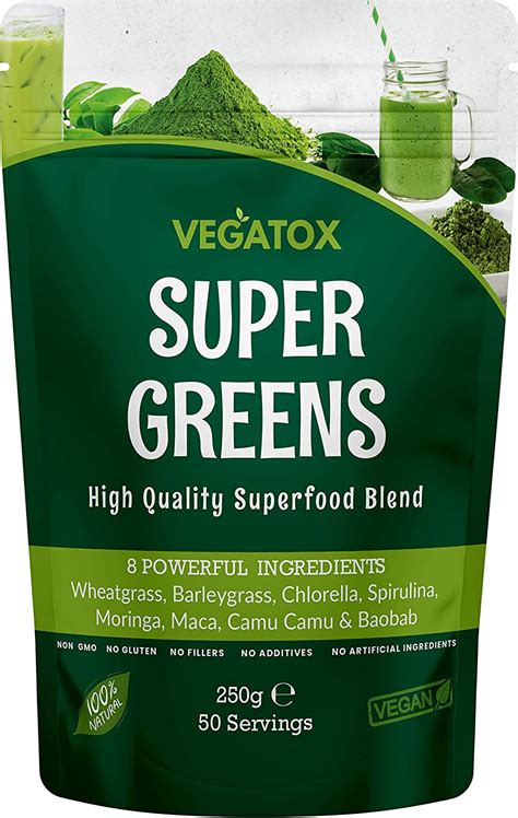 Super Greens Powder 250g Ultimate Immune Support Green Powder