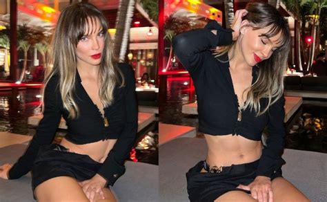 Belinda Ense A Hasta Las Anginas Por Error Mini Vestido Le Juega Mala