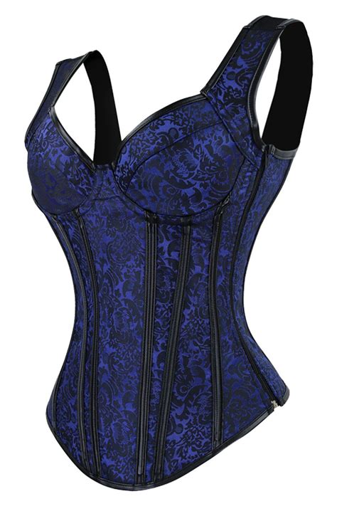 corset training waist training blue corset gothic corset jane clothing pretty lingerie