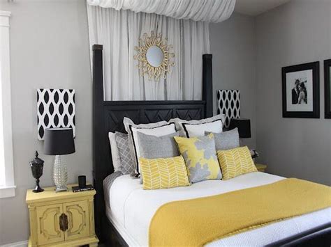 46 Cozy Grey And Yellow Bedrooms Decorating Ideas Yellow Bedroom