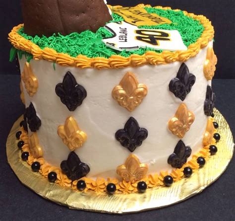 Saints Who Dat Cake For 40th Birthday