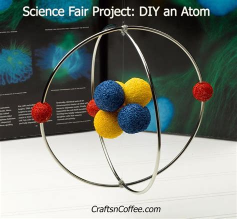 A Science Project How To Make A Model Of An Atom And The T Card