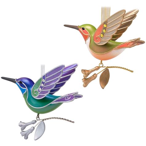 2018 Beauty Of Birds Hummingbird Surprise Hallmark Keepsake Ornament