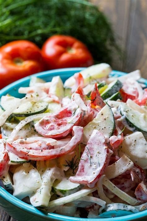 Only The Yummiest Tomato Recipes Cucumber Recipes Salad Creamy