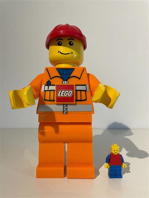 Lego City Construction Worker 500 Big Minifigure Catawiki