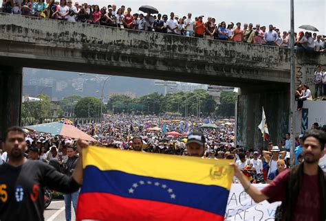 Venezuela Opposition Aims To Keep Protests Peaceful But Violence Erupts The New York Times