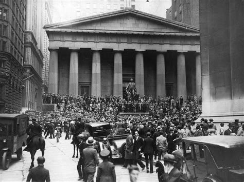 New York Panics Eerie Photos Of The Stock Market Crash Of 1929