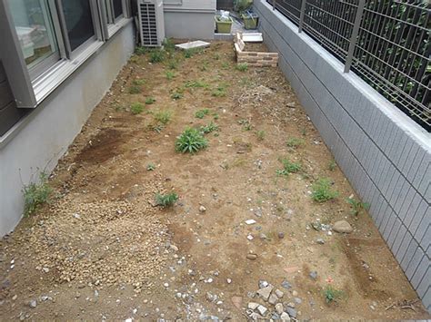 人工芝の張替え（施工事例） | 芝生、植木、庭木、お庭のリフォーム つくし乃園