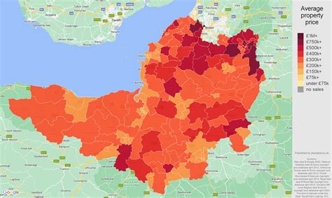 Somerset House Prices In Maps And Graphs