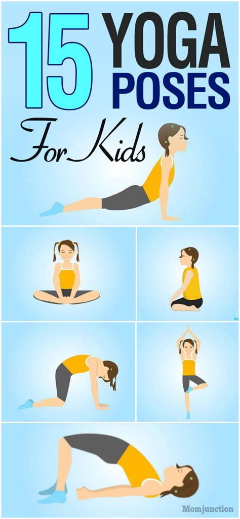 Simple yoga for kids, by connecting the mind and the body helps to alleviate and also handle such pressures with ease. 15 Best Yoga Poses For Kids