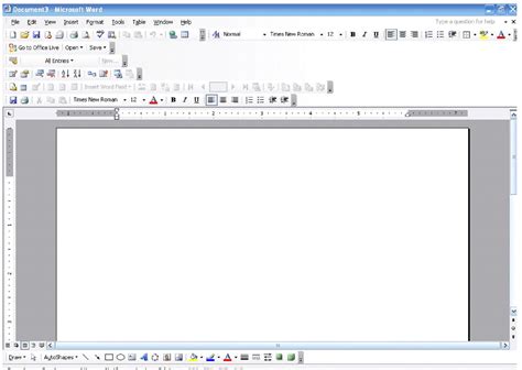 Microsoft Word 2003 Basic Functions And Navigation