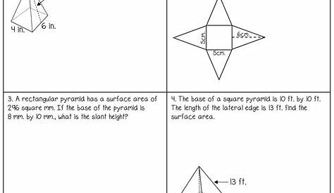 Surface Area Notes & Worksheets - Lindsay Bowden