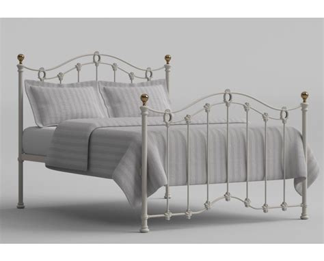 obc clarina 6ft super kingsize ivory metal bed frame by original bedstead company