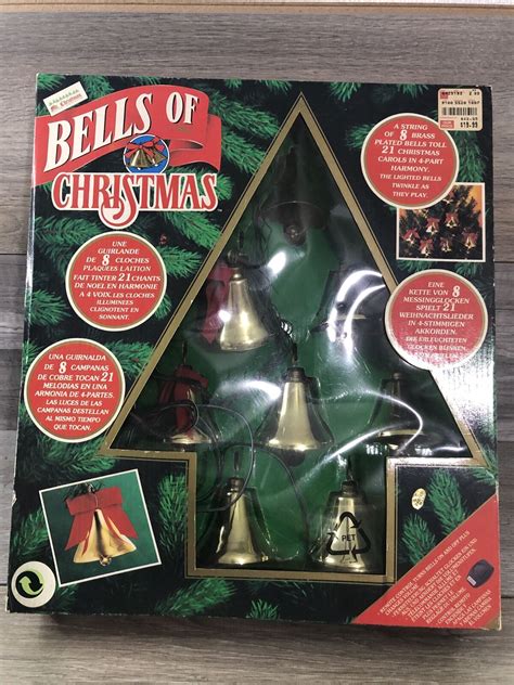 1992 Mr Christmas Bells Of Christmas 10 Musical Light Bells 21 Songs
