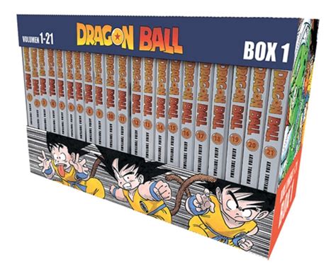 Panini Manga Dragon Ball Box Set 1 Tomos 1 Al 21 Envío Gratis