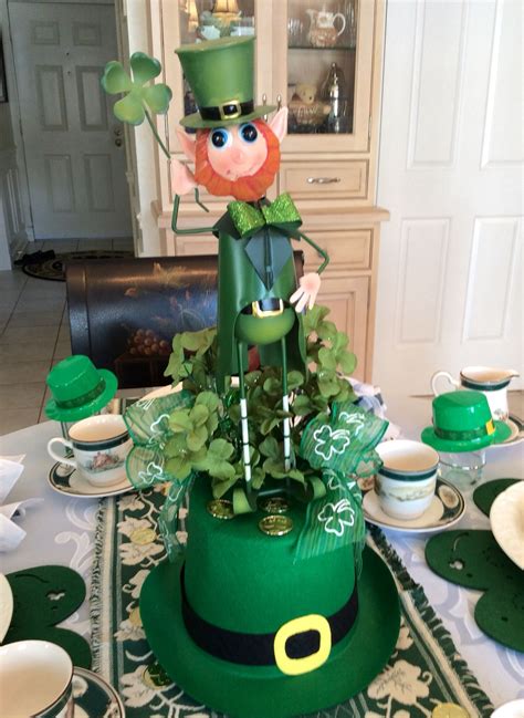 Leprechaun Centerpiece For St Patrick S Day Table Or Buffet Features