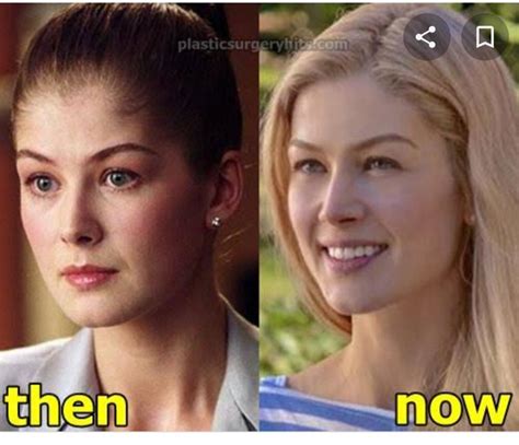 Rosamund Pike Plastic Surgery Rumors Before And After Photos