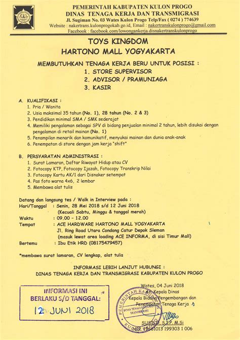 Последние твиты от info lowongan jogja (@jogjalowongan). Lowongan Kerja Terbaru Yogyakarta City Special Region Of Yogyakarta - Kumpulan Kerjaan