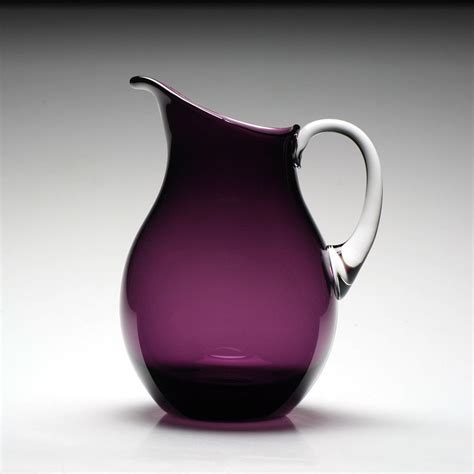 Country Amethyst Water Pitcher From William Yeoward Crystal William Yeoward Crystal Purple