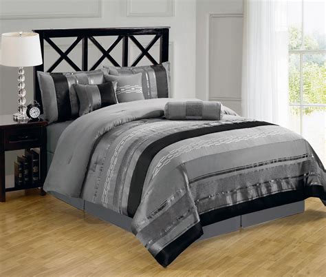 Purchase hot selling comforter sets grey from trusted suppliers, wholesalers and manufactures. Claudia Gray 7-Piece Comforter Set