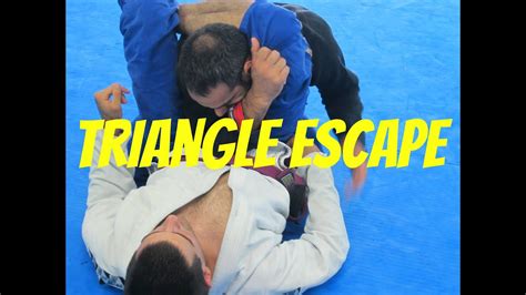 Brazilian Jiu Jitsu Triangle Defense Technique Youtube
