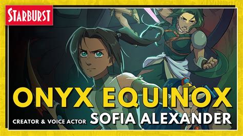 Onyx Equinox Creator Sofia Alexander Talks Anime Voice Acting And