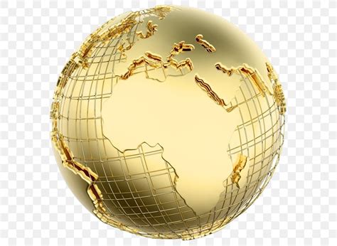 Globe Earth Stock Photography Gold World Png 600x600px Globe Can