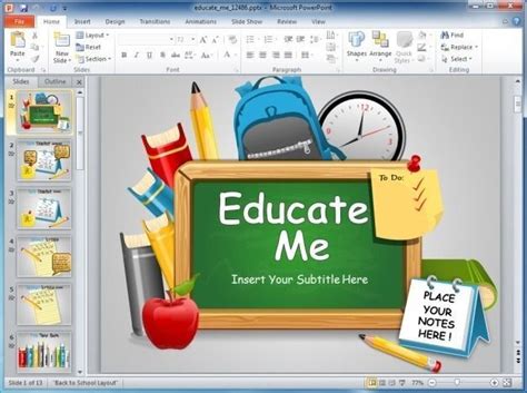 10 Ppt Templates For Teachers Perfect Template Ideas