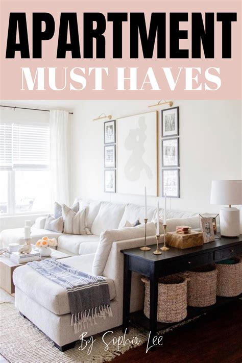 The Ultimate List Of Apartment Must Haves Artofit