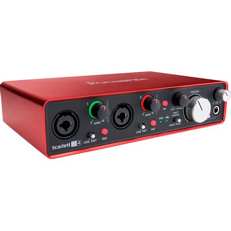 Focusrite Scarlett 2i4 Usb Audio Interface Scarlett 2i4 Bandh