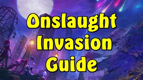 ► league of legends (adc main plat) ► far cry 4 ► overwatch (season 2 platinum) ► hopefully this guide should help you all win your invasion games! So schafft Ihr Onslaught Invasion! - League of Legends Guide - YouTube
