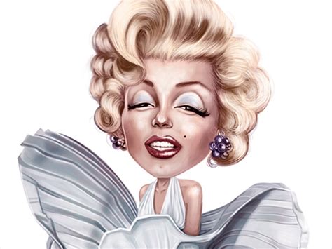 Marilyn Monroe Caricature