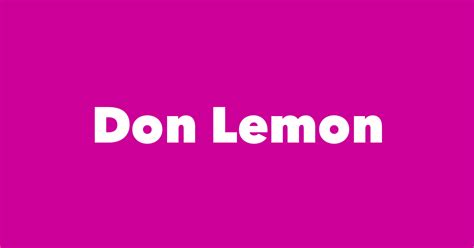 Don Lemon Spouse Children Birthday And More