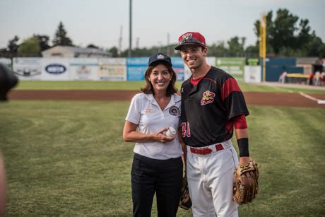 Should that change, the married mother of two would be the first woman to serve as governor in the empire state. Photos: Lt. Gov. Kathy Hochul throws out first pitch for ...