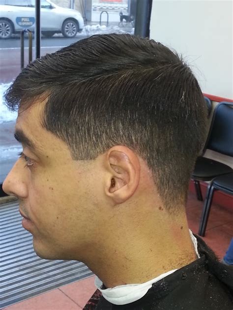 Generally, the fade haircut features the hair tapered on the sides and back gradually until there is no more hair left. The slightly fade on the sides light trim on the top ...