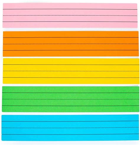 Sentence Strips For Teachers 150 Colored Sentence Strips And Sentence Strips